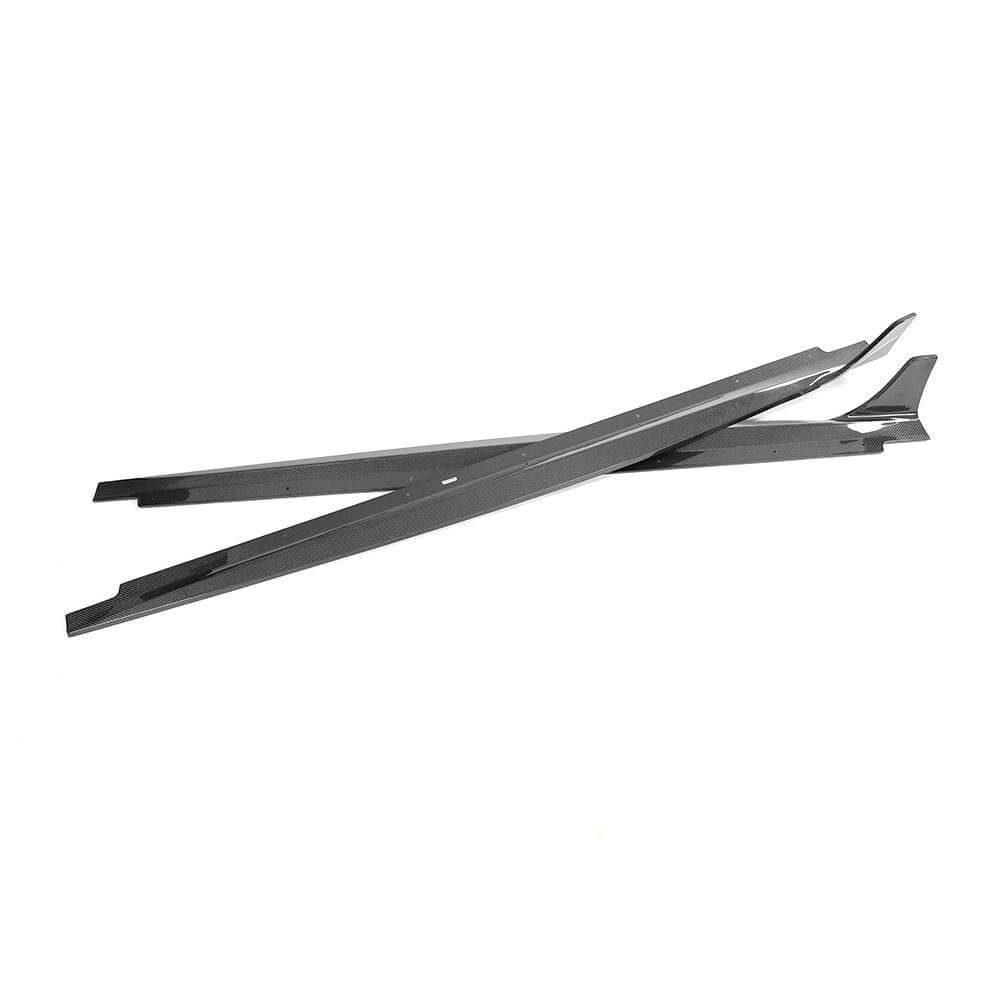 Audi S5 4 Door 2020-2021 Side Skirts Carbon Fiber-Ahacarbon