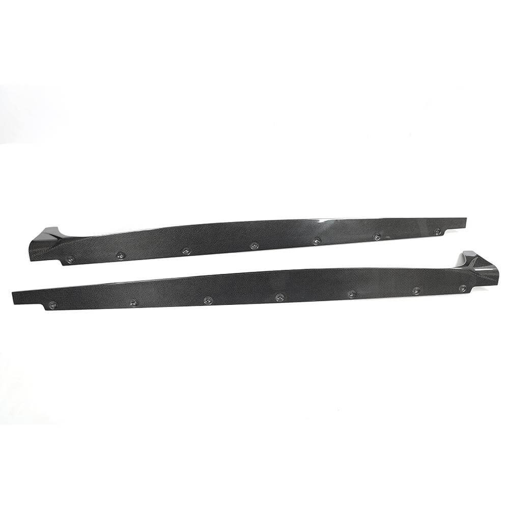 Audi S5 4 Door 2020-2021 Side Skirts Carbon Fiber-Ahacarbon