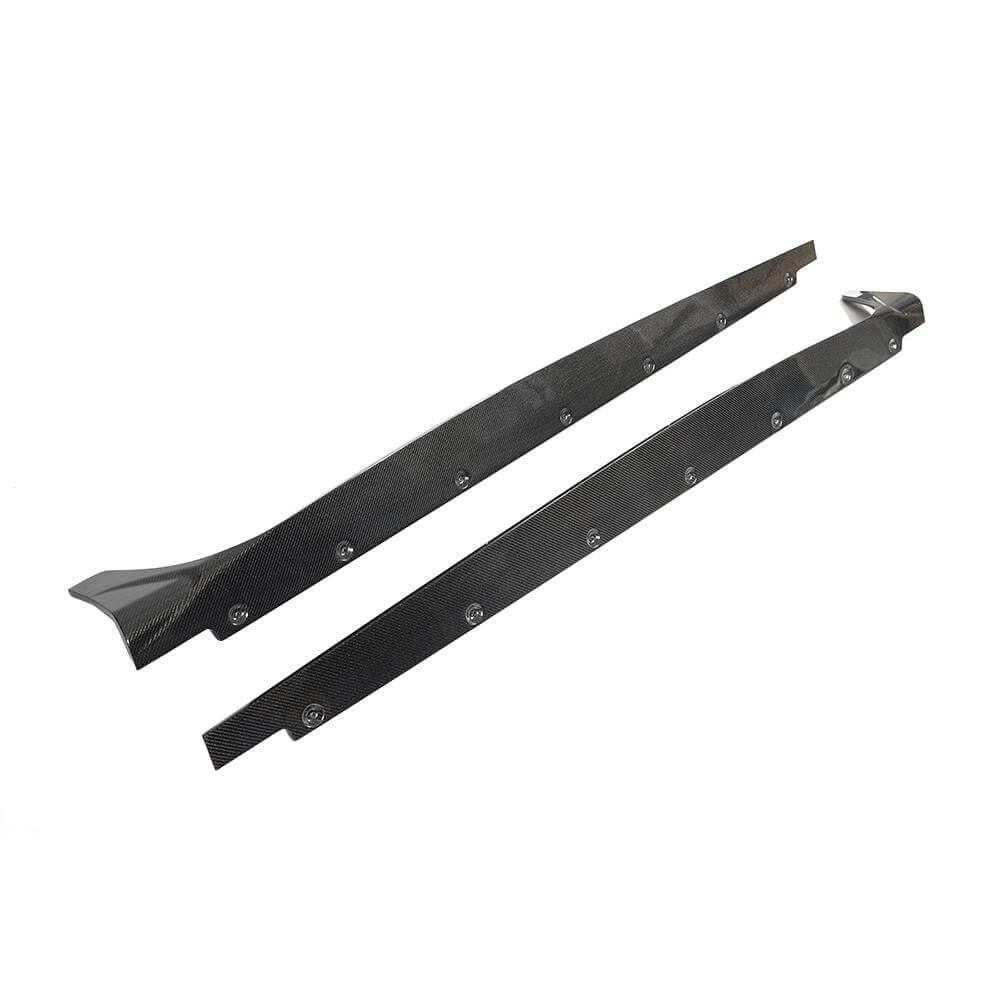 Audi S5 4 Door 2020-2021 Side Skirts Carbon Fiber-Ahacarbon