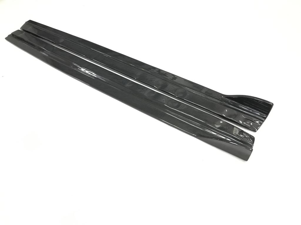 Audi A3 8V.5 Base Sedan Facelift 2017-2020 Side Skirts Carbon Fiber-Ahacarbon