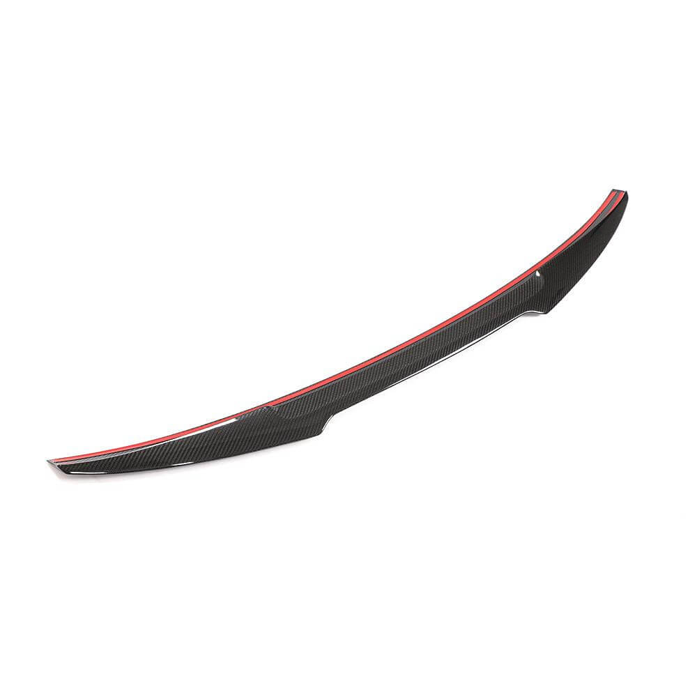 Audi A4 Sline S4 B9 B9.5 Sedan 2017-2023 Rear Trunk Spoiler Carbon Fiber-Ahacarbon