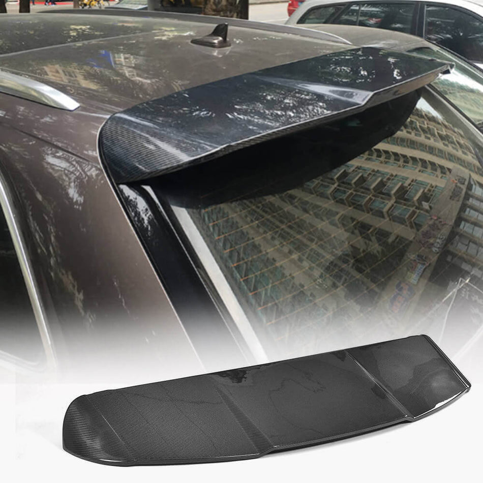 Audi Q7 SQ7 Sline 2016-2018 Rear Roof Spoiler Carbon Fiber-Ahacarbon