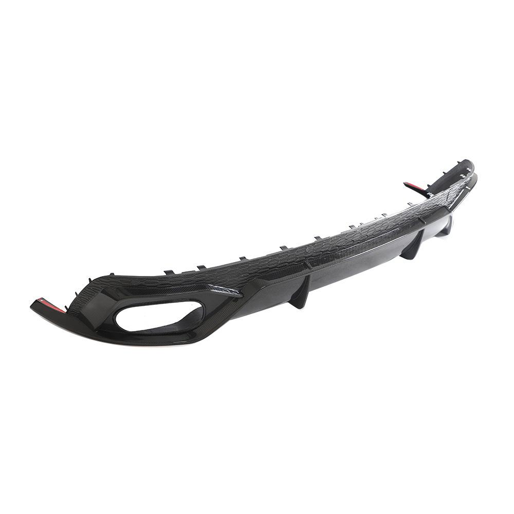 Audi RSQ8 Base Sport Utility 4-Door 2020-2023 Rear Bumper Diffuser Lip Carbon Fiber-Ahacarbon