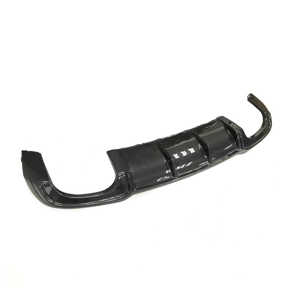 Audi S3 A3 8V Sline Sedan Facelift 2017-2020 Rear Bumper Diffuser Lip Carbon Fiber-Ahacarbon