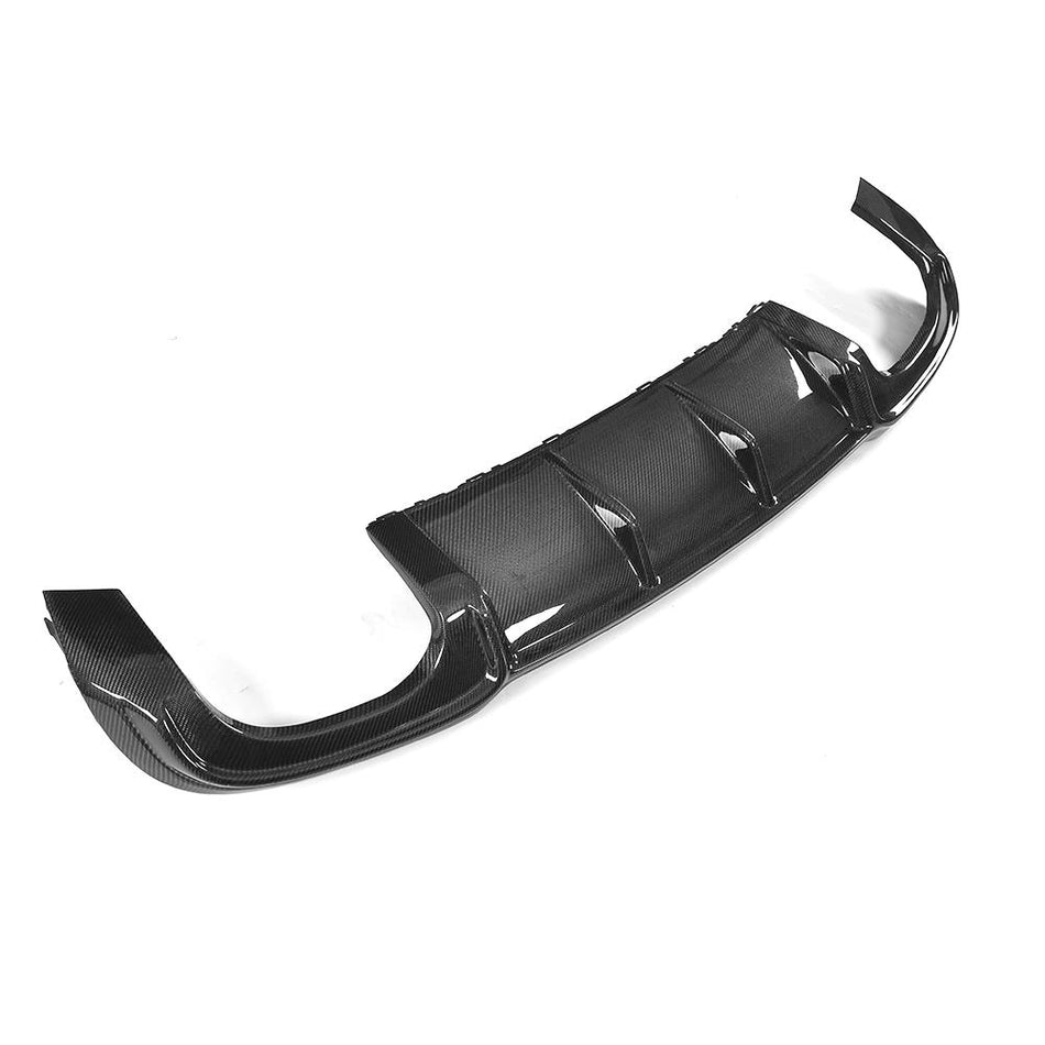 Audi S3 A3 Sline 8V Sedan Facelift 2017-2020 Rear Bumper Diffuser Carbon Fiber-Ahacarbon