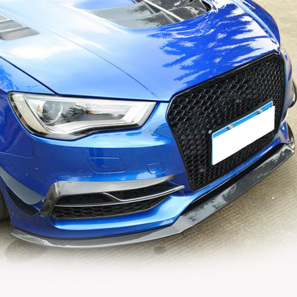 Audi S3 A3 Sline 8V Sedan Pre-facelift 2014-2016 Front Bumper Vents Carbon Fiber-Ahacarbon