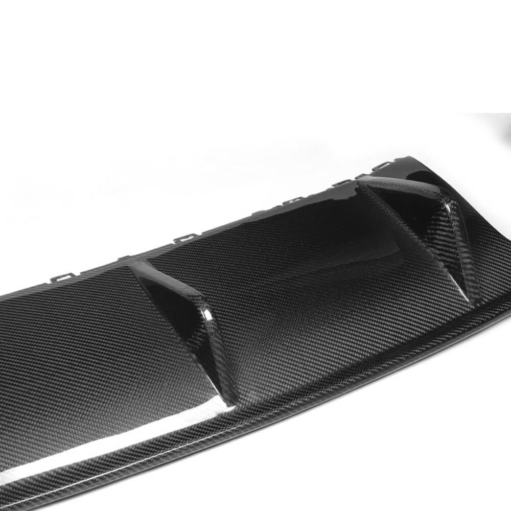 Audi S3 A3 Sline 8V Sedan Pre-facelift 2014-2016 Rear Bumper Diffuser Carbon Fiber-Ahacarbon