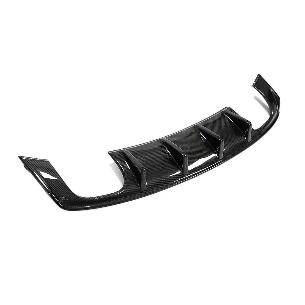 Audi S3 A3 Sline 8V Sedan Pre-facelift 2014-2016 Rear Bumper Diffuser Carbon Fiber-Ahacarbon