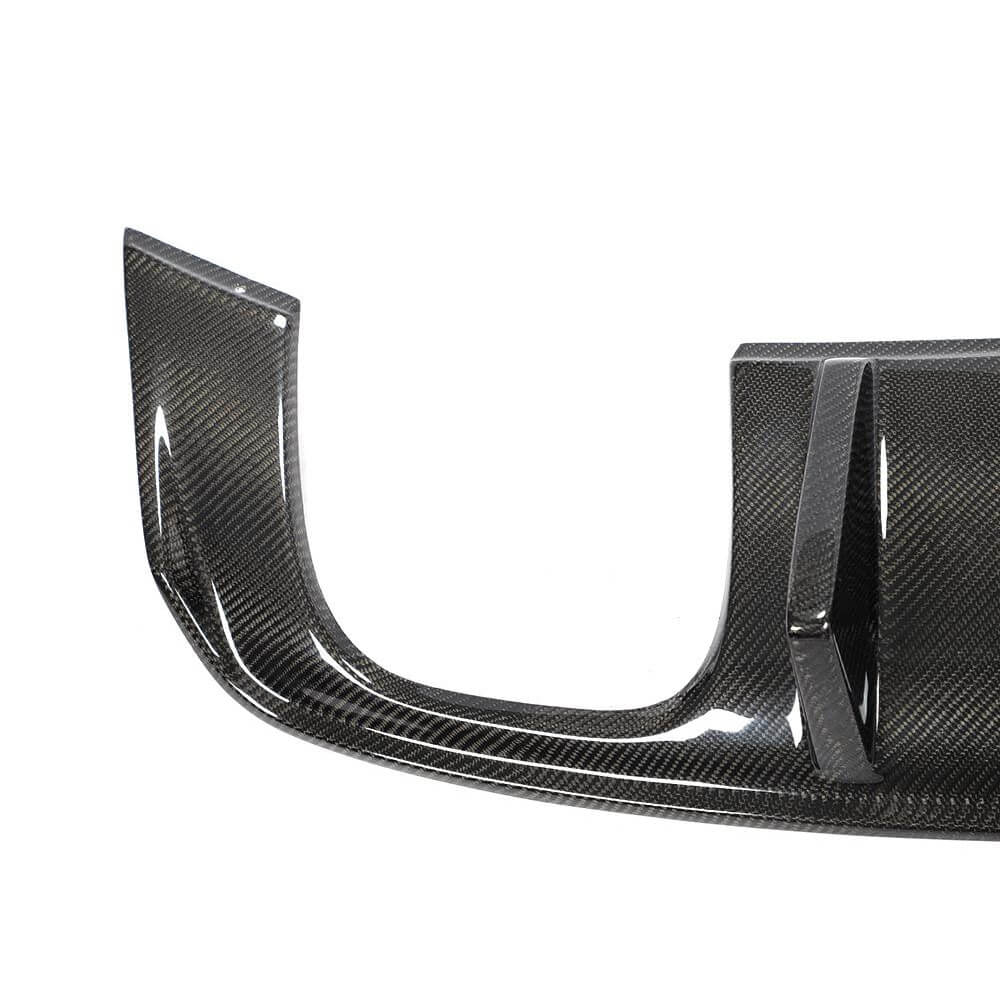 Audi S3 A3 Sline 8V Sedan Pre-facelift 2014-2016 Rear Bumper Diffuser Carbon Fiber-Ahacarbon