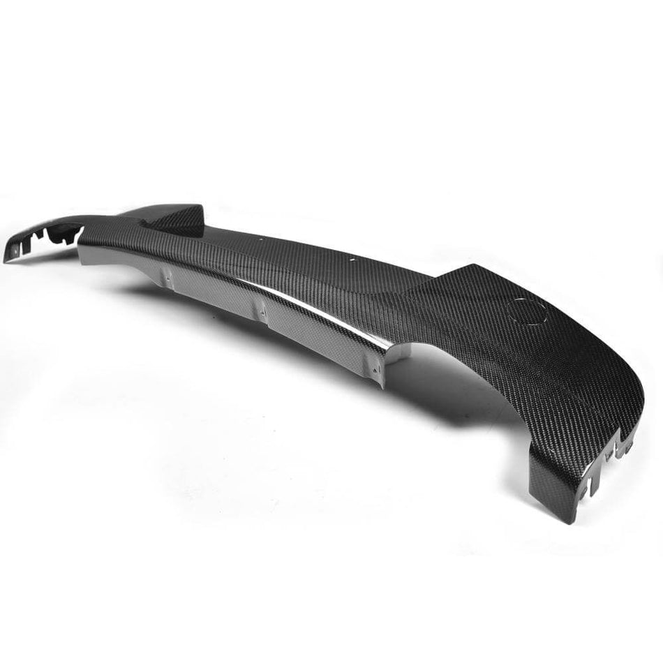 BMW 1 Seires E87 M Sport 2007-2012 Rear Bumper Diffuser Carbon Fiber-Ahacarbon