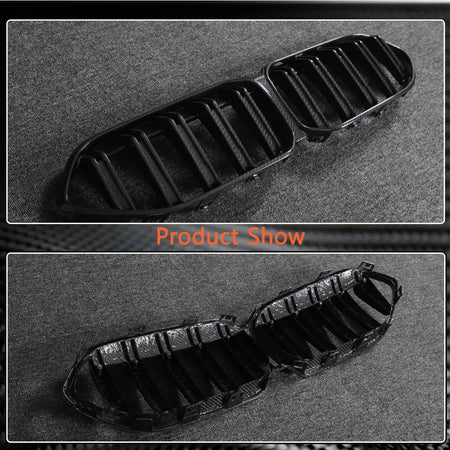BMW 2 Series F44 220i 228i Sedan 4-Door 2021-2023 Front Grille Dry Carbon Fiber-Ahacarbon