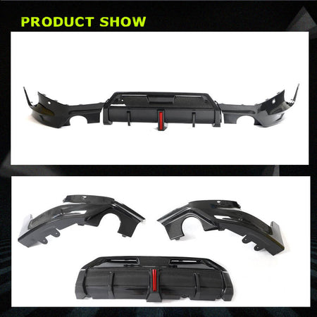 BMW 2 Series G42 220i 230i M240i M Sport 2D 2022UP Rear Bumper Diffuser Carbon Fiber-Ahacarbon
