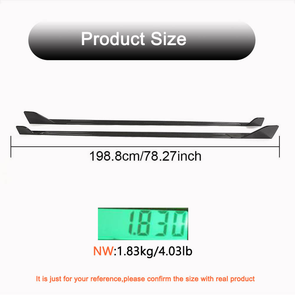 BMW 2 Series G42 220i 230i M Sport M240i 2022-2023 Side Skirt Carbon Fiber-Ahacarbon