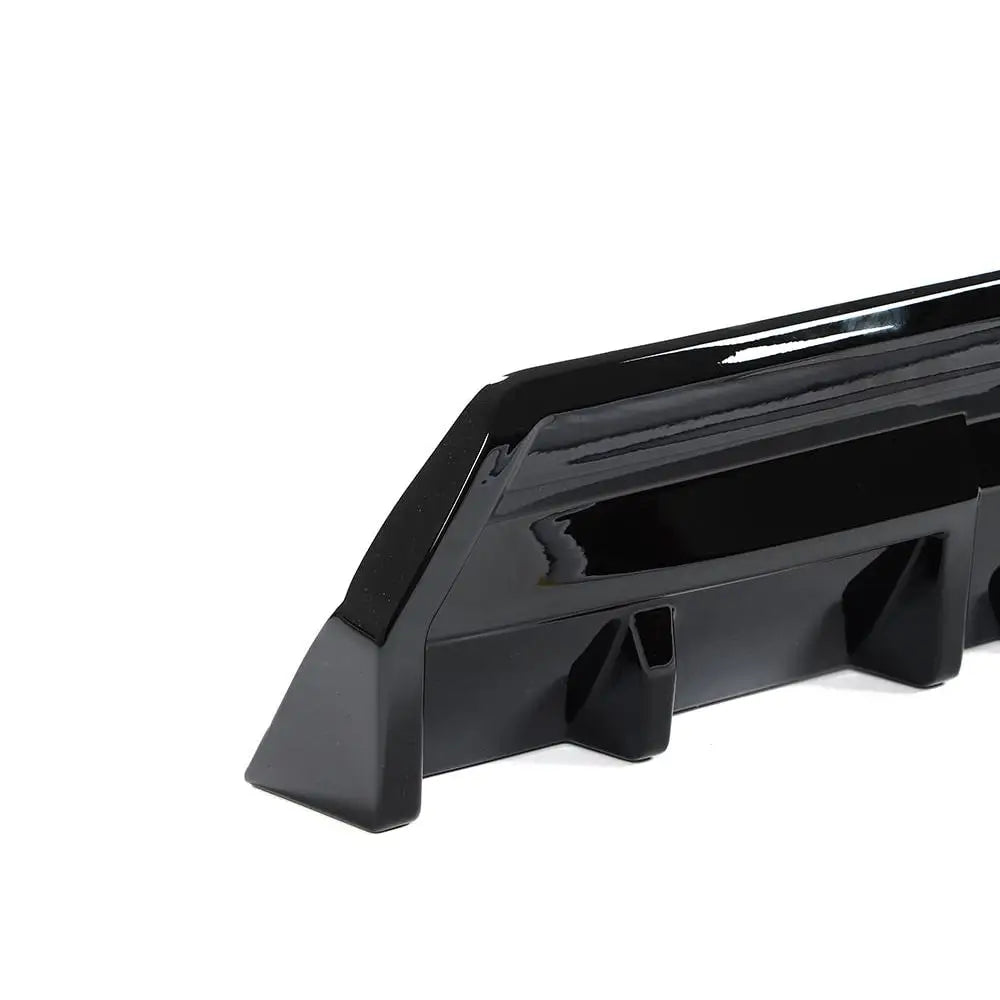 BMW 2 Series G42 220i 230i M Sport M240i 2021-2023 Rear Bumper Diffuser Glossy Black ABS-Ahacarbon