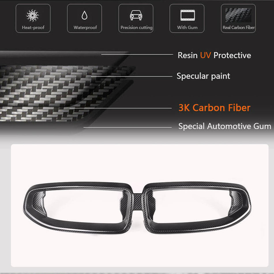 BMW 2 Series G42 220i 230i M Sport M240i xDrive Coupe 2021+ Front Grille Dry Carbon Fiber-Ahacarbon