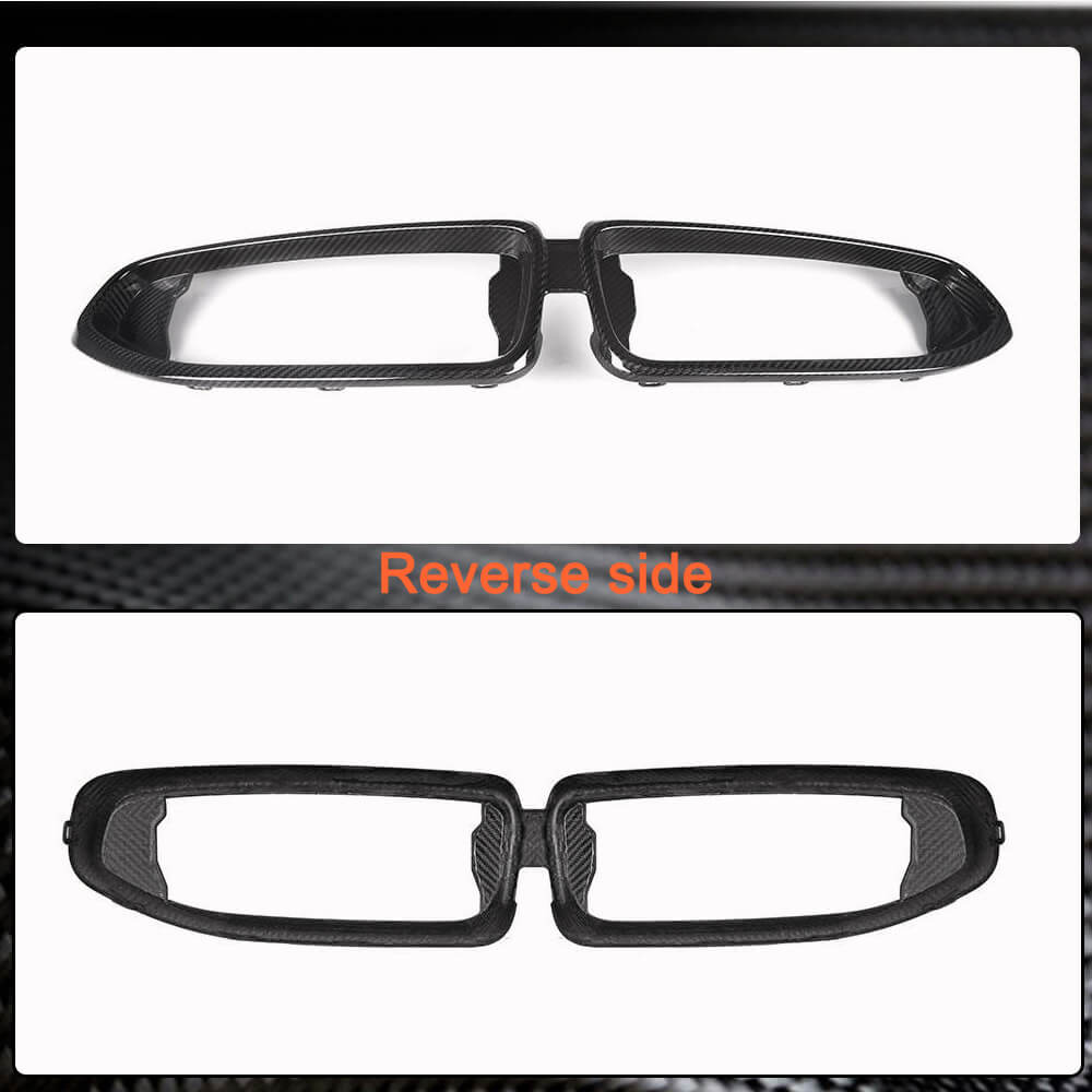 BMW 2 Series G42 220i 230i M Sport M240i xDrive Coupe 2021+ Front Grille Dry Carbon Fiber-Ahacarbon