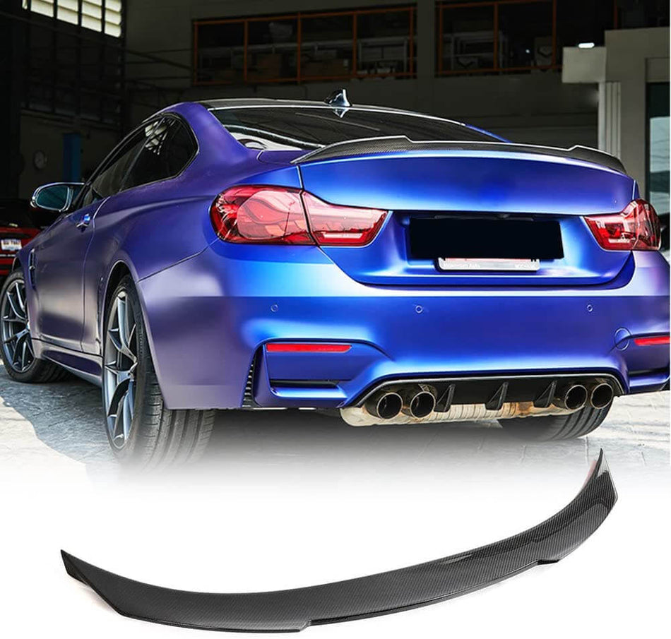 BMW 2 Series G42 G87 M2 Coupe 2-Door 2022+ Rear Trunk Spoiler Carbon Fiber-Ahacarbon
