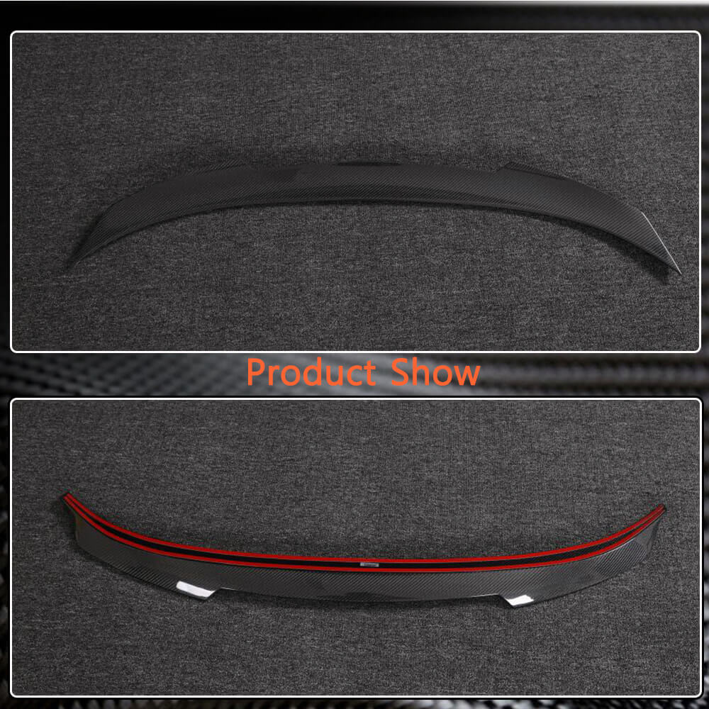 BMW 2 Series G42 G87 M2 Coupe 2-Door 2022+ Rear Trunk Spoiler Carbon Fiber-Ahacarbon