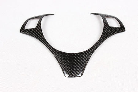 BMW 3 Series E90 Base Sedan 2005-2008 Steering Wheel Covers Carbon Fiber-Ahacarbon