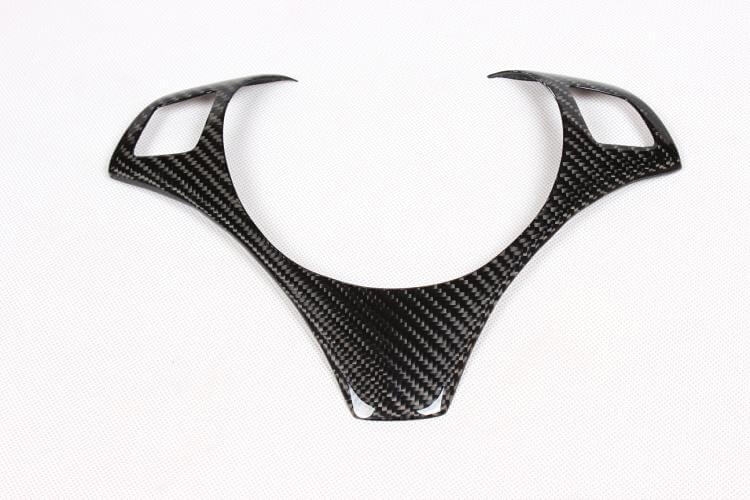 BMW 3 Series E90 Base Sedan 2005-2008 Steering Wheel Covers Carbon Fiber-Ahacarbon