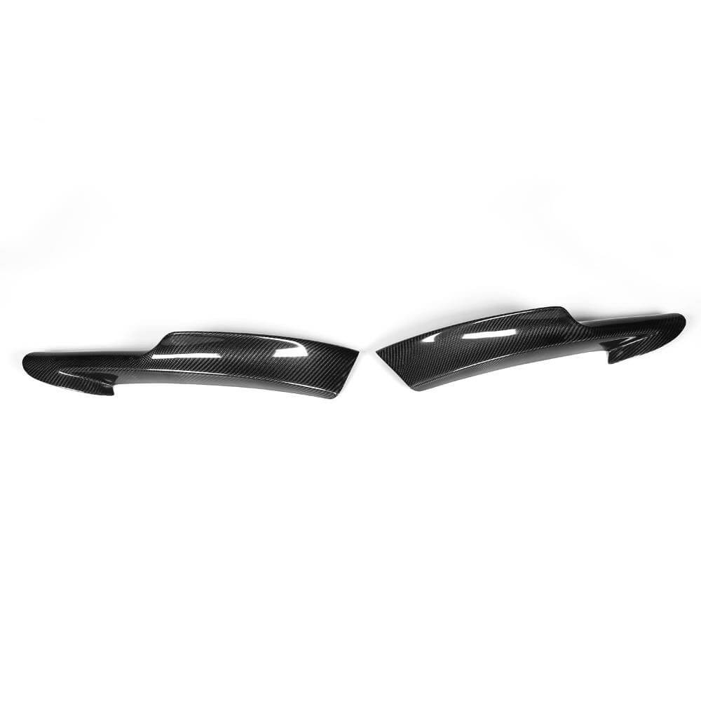 BMW 3 Series E90 M Sport 325i 330i 335i LCI 2009-2012 Carbon Fiber Front Bumper Splitters-Ahacarbon