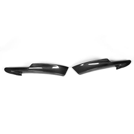 BMW 3 Series E90 M Sport 325i 330i 335i LCI 2009-2012 Carbon Fiber Front Bumper Splitters-Ahacarbon