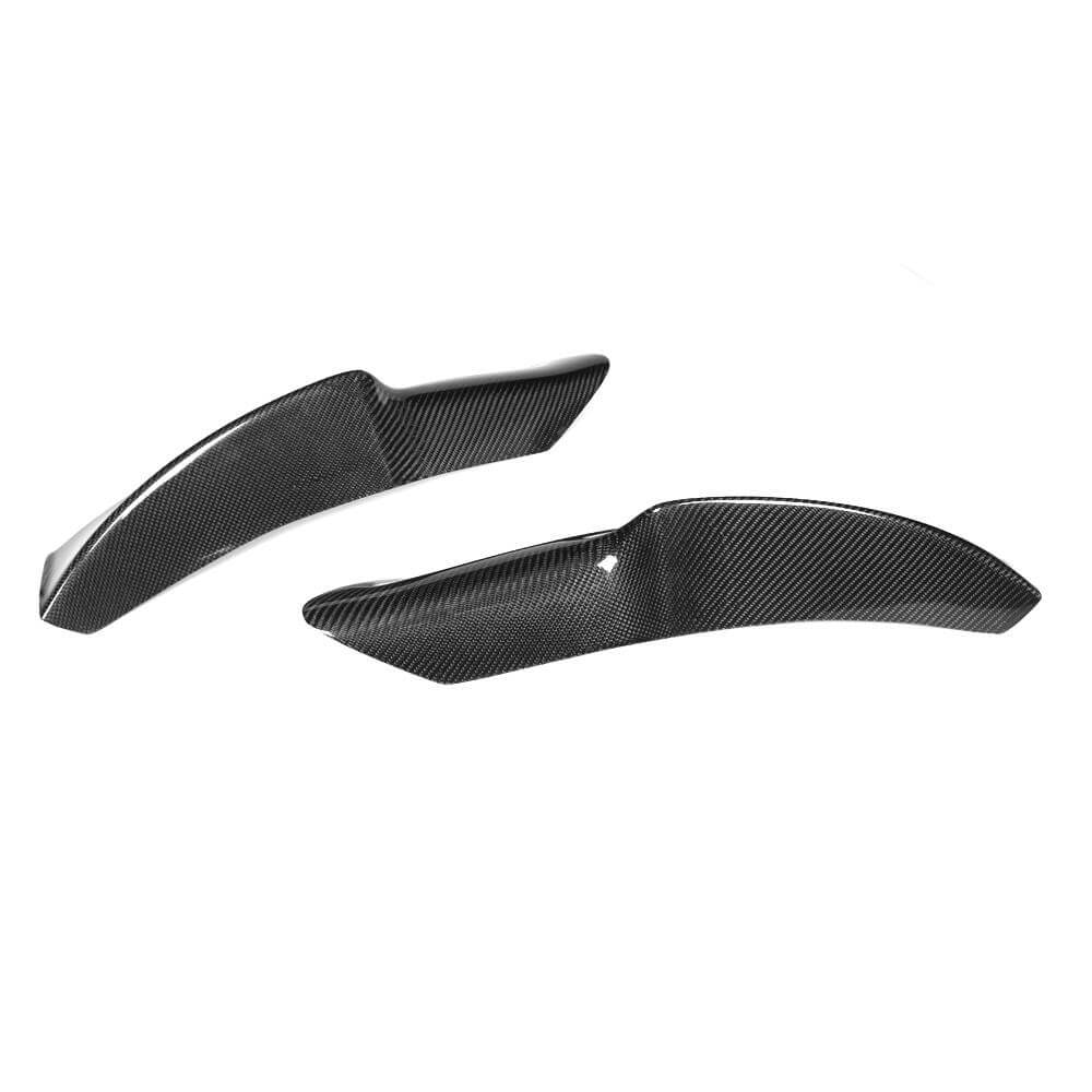 BMW 3 Series E90 M Sport 325i 330i 335i LCI 2009-2012 Carbon Fiber Front Bumper Splitters-Ahacarbon
