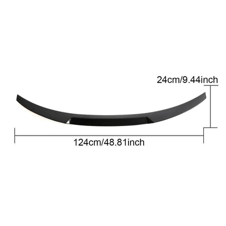 BMW 3 Series F30 F35 2012-2019 Rear Trunk Spoiler Dry Carbon Fiber-Ahacarbon