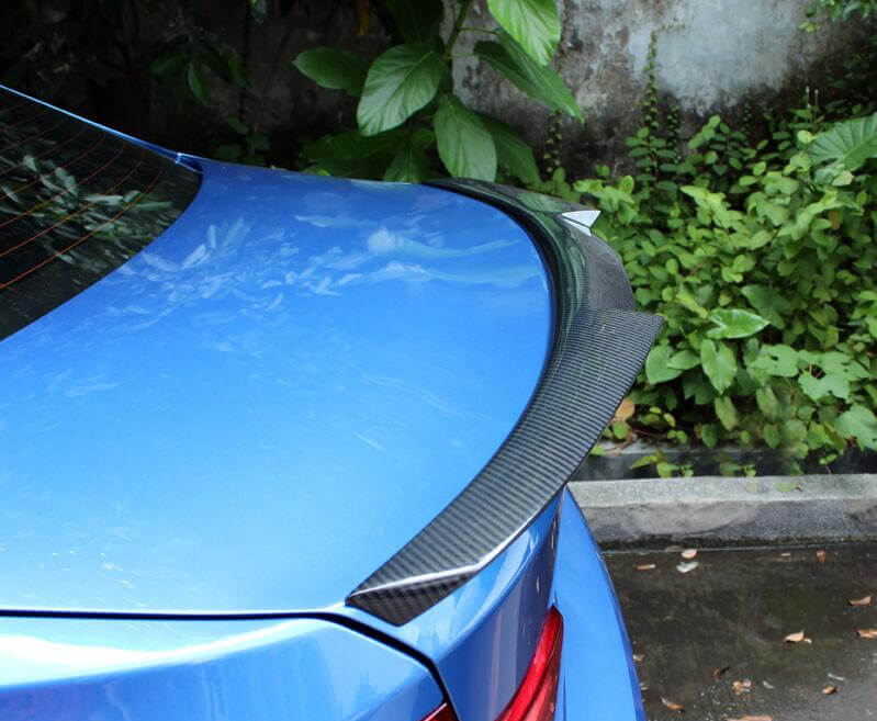 BMW 3 Series F30 F35 2012-2019 Rear Trunk Spoiler Dry Carbon Fiber-Ahacarbon