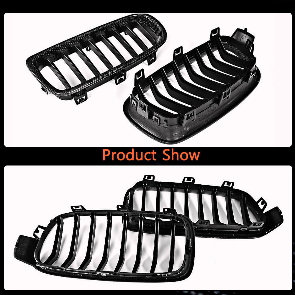BMW 3 Series F30 F35 Sedan 4-Door 2013-2018 Front Grille Carbon Fiber-Ahacarbon