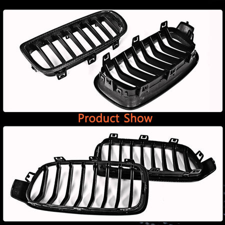 BMW 3 Series F30 F35 Sedan 4-Door 2013-2018 Front Grille Carbon Fiber-Ahacarbon