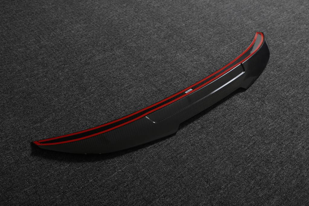 BMW 3 Series F30 F35 2012-2019 Rear Trunk Spoiler Dry Carbon Fiber-Ahacarbon