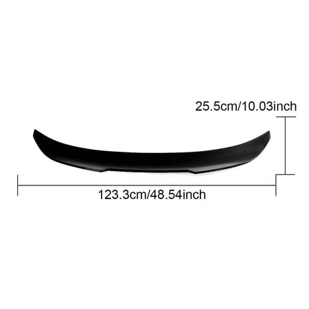BMW 3 Series F30 F35 2012-2019 Rear Trunk Spoiler Dry Carbon Fiber-Ahacarbon