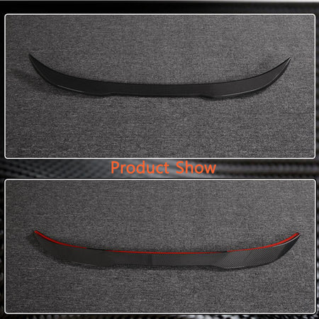 BMW 3 Series F30 F35 F80 M3 Sedan 4-Door 2012-2019 Rear Trunk Spoiler Dry Carbon Fiber-Ahacarbon
