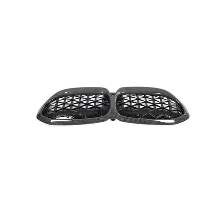 BMW 3 Series G20 330i M340i 2019-2022 Front Grille Carbon Fiber(with camera hole)-Ahacarbon