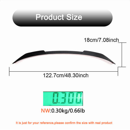 BMW 3 Series G20 G28 320i 330i M Sport Sedan 4-Door 2020-2023 Rear Trunk Spoiler Carbon Fiber-Ahacarbon