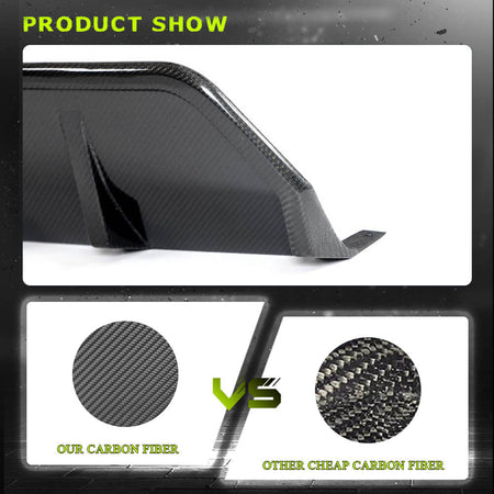 BMW 3 Series G20 G28 320i 330i M Sport Sedan 4-Door 2022-2023 Rear Bumper Diffuser Carbon Fiber Lip Rear Bumper Cover Lower Lip Spoiler Valance Protector Factory Outlet-Ahacarbon