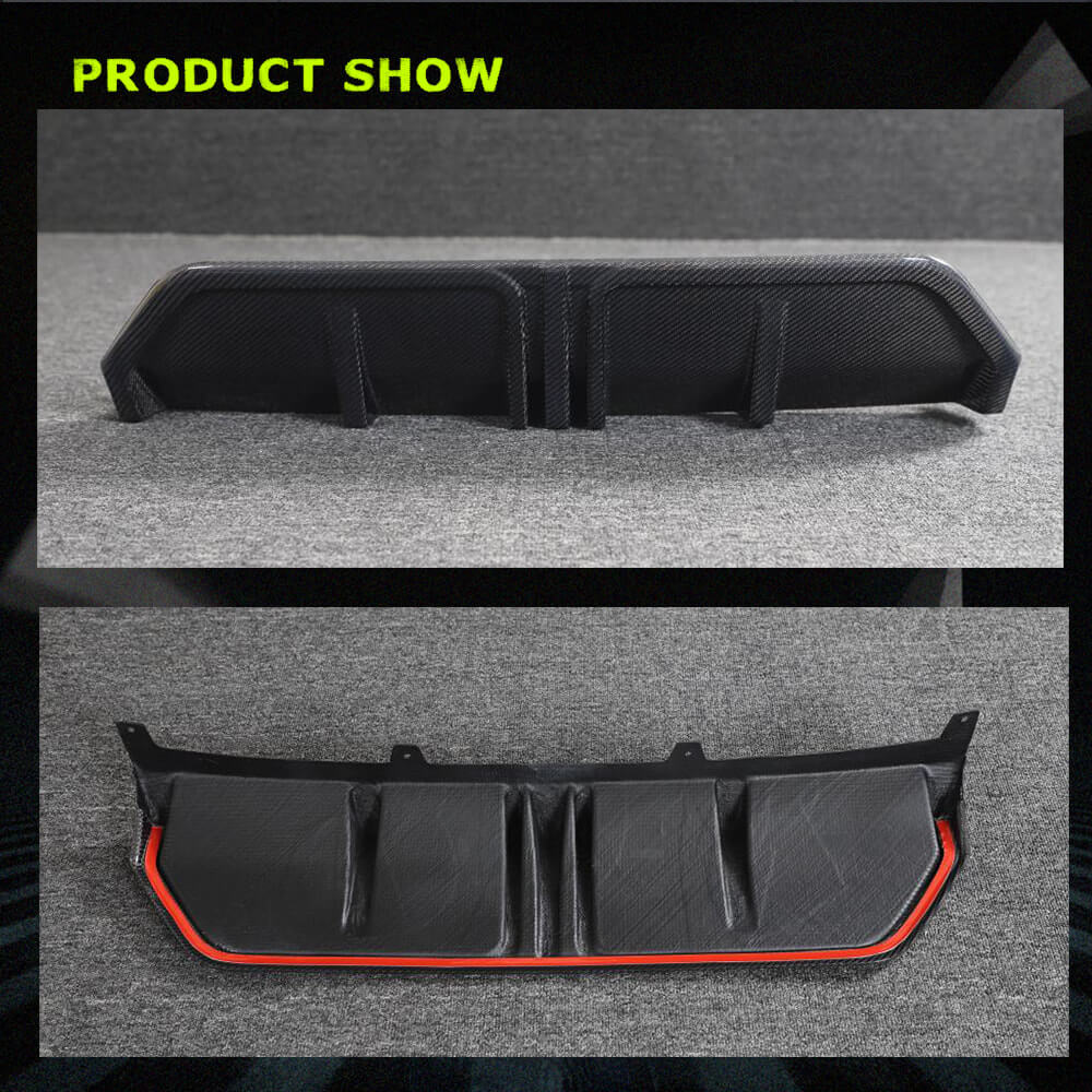 BMW 3 Series G20 G28 320i 330i M Sport Sedan 4-Door 2022-2023 Rear Bumper Diffuser Carbon Fiber Lip Rear Bumper Cover Lower Lip Spoiler Valance Protector Factory Outlet-Ahacarbon