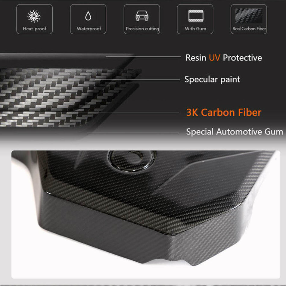 BMW 3 Series G20 G28 5 Series G30 G38 LCI 2021-2023 6 Series GT G32 20-23 Front Engine Bonnet Hood Cover Dry Carbon Fiber-Ahacarbon