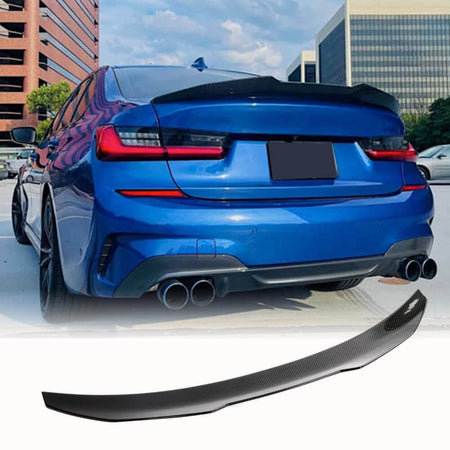 BMW 3 Series G20 G28 G80 M3 Rear Trunk Spoiler Dry Carbon Fiber-Ahacarbon