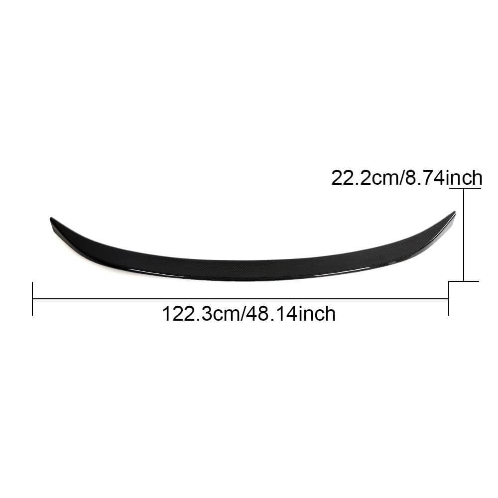 BMW 3 Series G20 G28 G80 M3 2020-2023 Rear Trunk Spoiler Dry Carbon Fiber-Ahacarbon