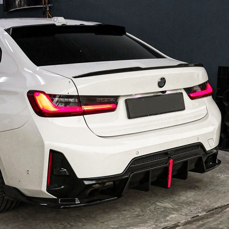 BMW 3 Series G20 G80 M3 2019+ Rear Trunk Spoiler Dry Carbon Fiber