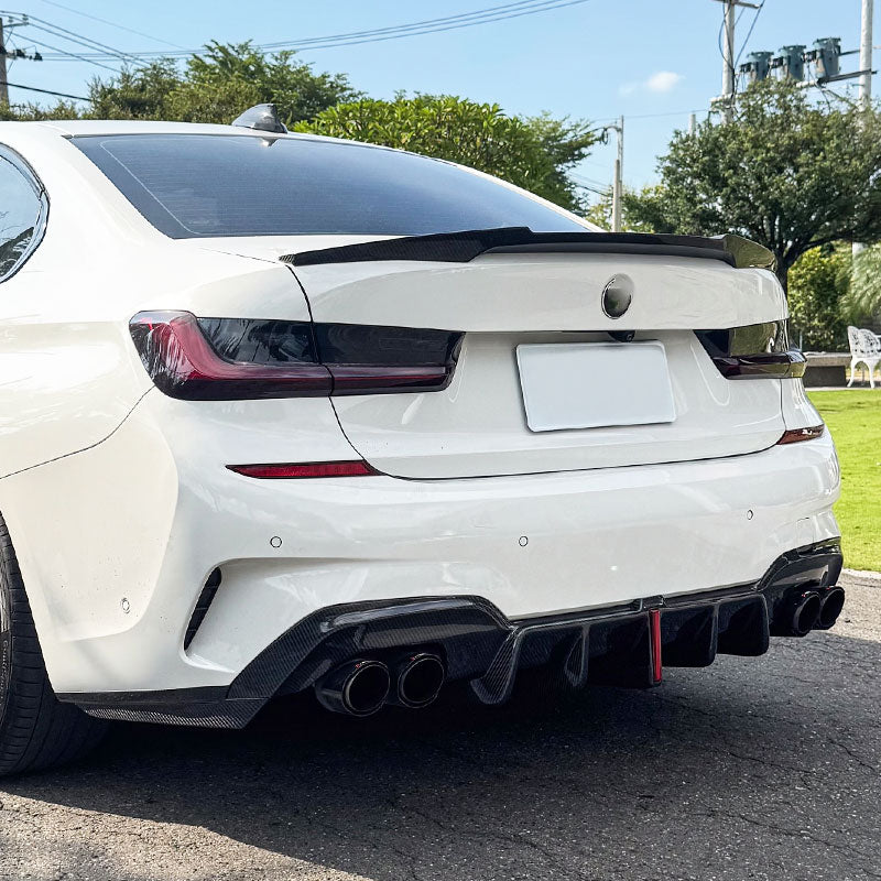 BMW 3 Series G20 G80 M3 2019+ Rear Trunk Spoiler Dry Carbon Fiber