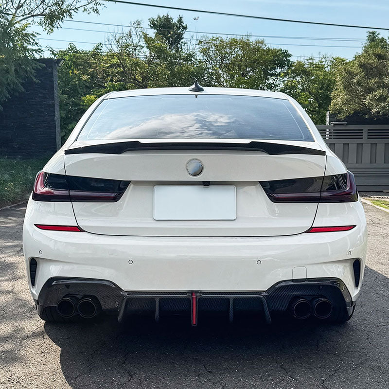 BMW 3 Series G20 G80 M3 2019+ Rear Trunk Spoiler Dry Carbon Fiber