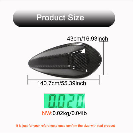 BMW 3 Series G20 LCI 2022-2023 Shark Fin Roof Antenna Cover Dry Carbon Fiber-Ahacarbon