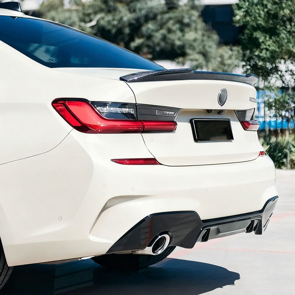 BMW 3 Series G20/M3 G80 2019-2025 Rear Trunk Spoiler Dry Carbon Fiber