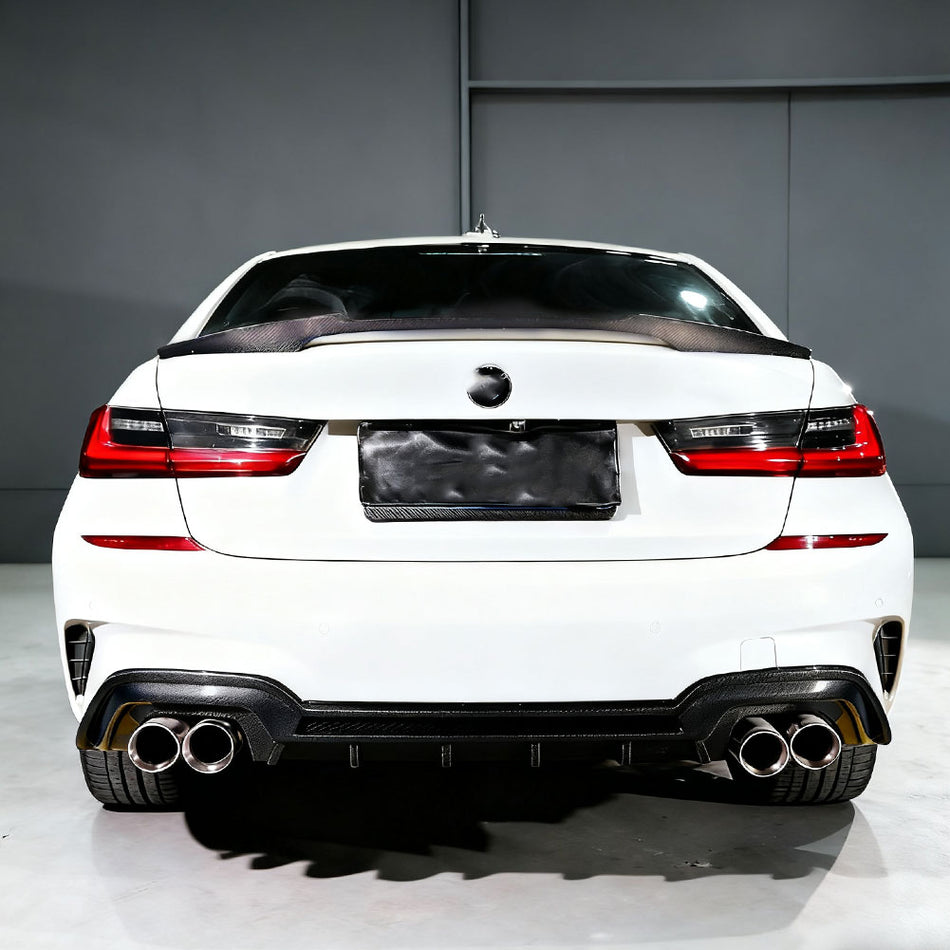 BMW 3 Series G20 M3 G80 2019UP Rear Trunk Spoiler Carbon Fiber