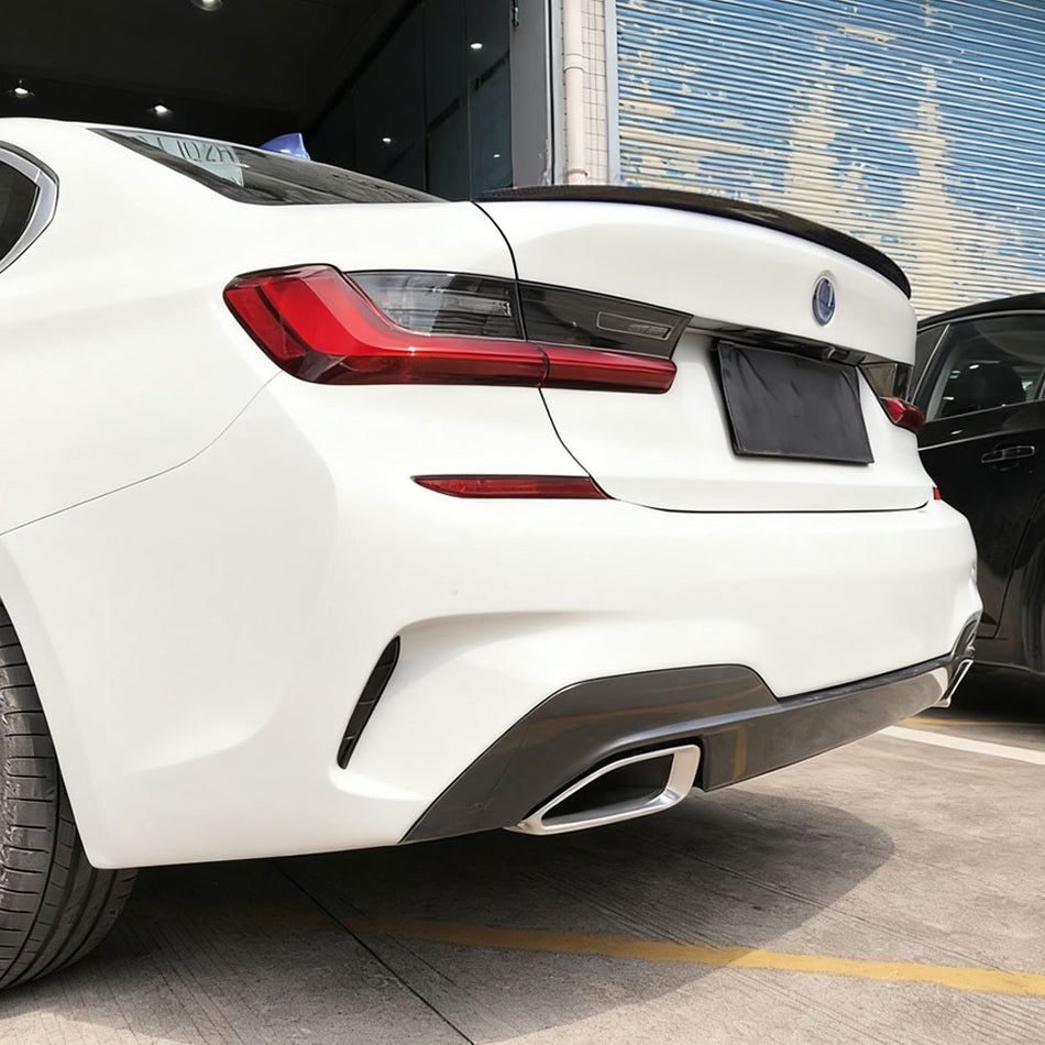 BMW 3 Series G20/M3 G80 Sedan 2019UP Rear Trunk Spoiler Carbon Fiber