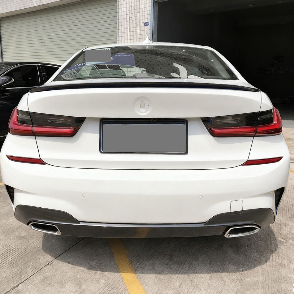 BMW 3 Series G20/M3 G80 Sedan 2019UP Rear Trunk Spoiler Carbon Fiber