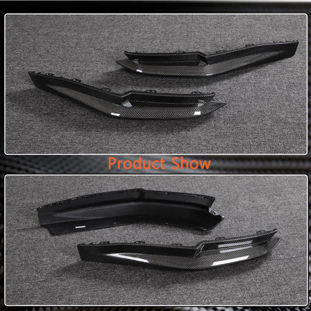 BMW 3 Series G80 M3 Sedan 2021-2022 Rear Bumper Splitters Replacement Style Carbon Fiber-Ahacarbon